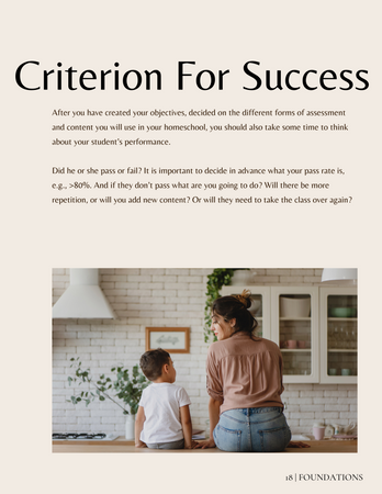 Foundations in Homeschool Planning Workbook