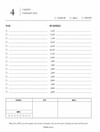 Daily Planner Page Printable