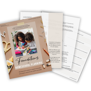 Foundations in Homeschool Planning Workbook